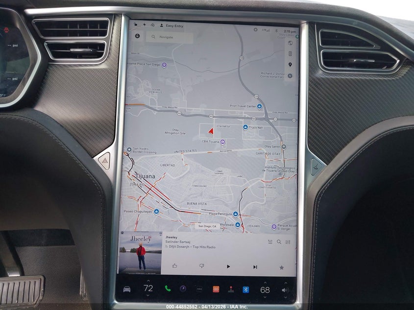 2017 Tesla Model X 100D/75D/90D VIN: 5YJXCAE24HF040214 Lot: 44852552