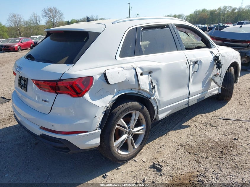 Vin: wa1decf36m1028272, lot: 45349887, audi q3 premium 45 tfsi s line quattro tiptronic 20214