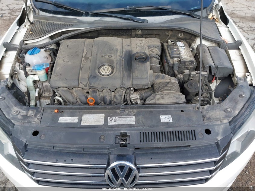 2012 Volkswagen Passat 2.5L Se VIN: 1VWBP7A37CC004200 Lot: 44852603