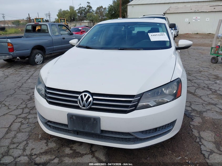 2012 Volkswagen Passat 2.5L Se VIN: 1VWBP7A37CC004200 Lot: 44852603