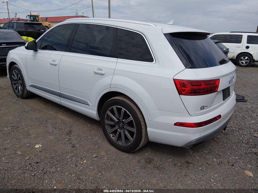 2017 Audi Q7 3.0 3.0T Premium white Lot 111044852654 Vin WA1LAAF7XHD015737