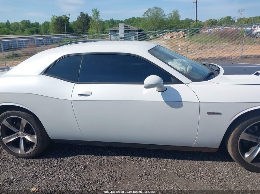 2C3CDYBT7EH293118 2014 Dodge Challenger 5.7 R/T 100Th Anniversary Appearance Group white