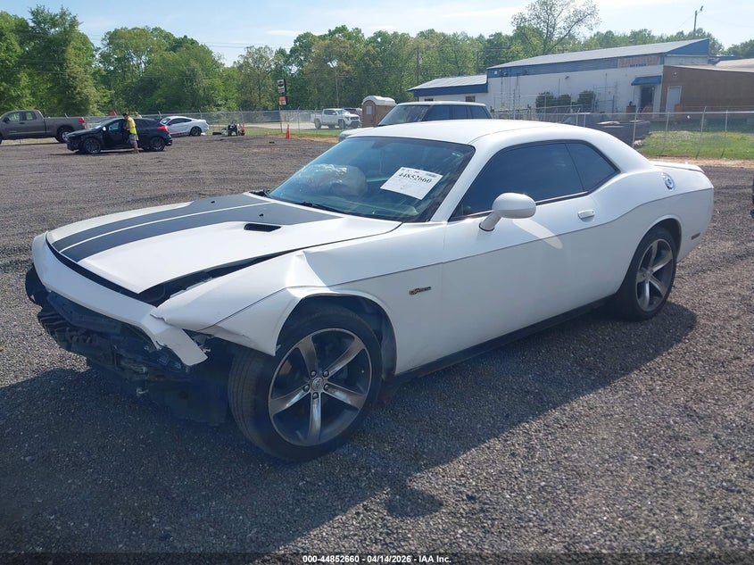 2014 Dodge Challenger 5.7 R/T 100Th Anniversary Appearance Group white Lot 111044852660 Vin 2C3CDYBT7EH293118