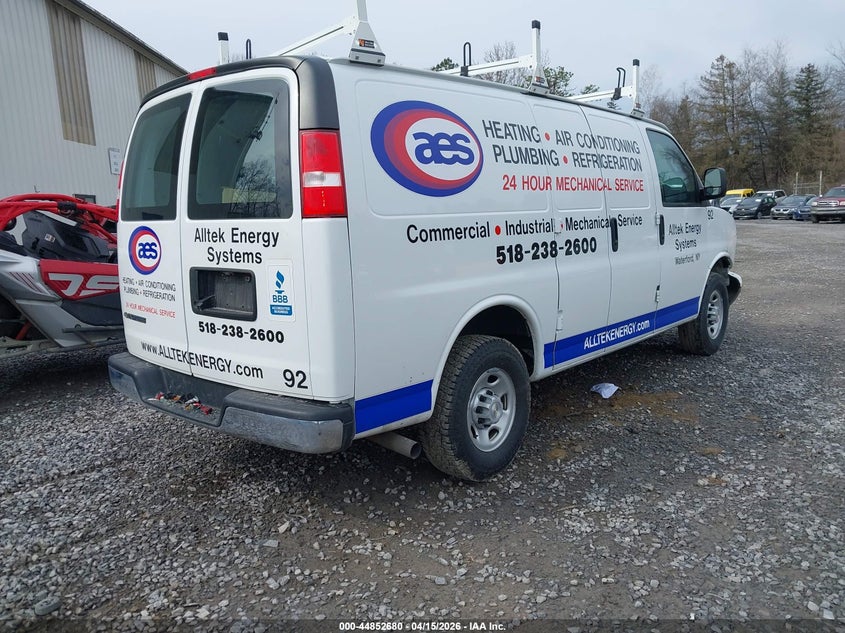 2022 Chevrolet Express Cargo Rwd 2500 Regular Wheelbase Wt