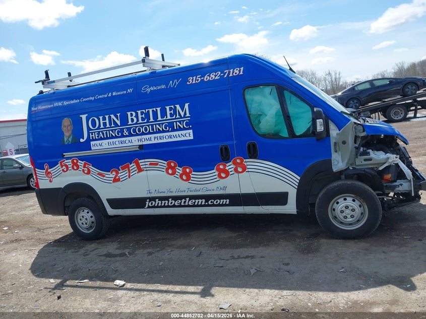 2023 Ram Promaster 2500 High Roof 159 Wb VIN: 3C6LRVDG0PE603644 Lot: 44852702