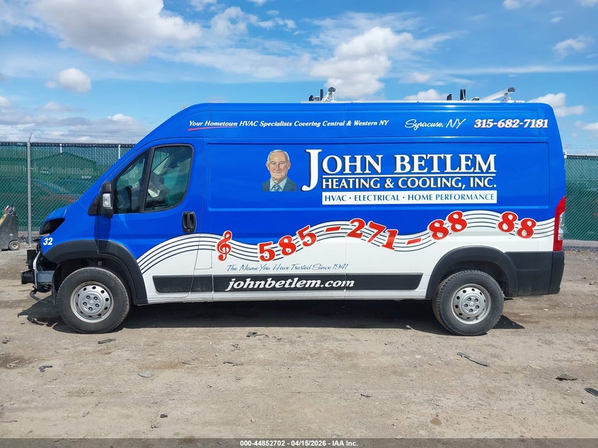 2023 Ram Promaster 2500 High Roof 159 Wb VIN: 3C6LRVDG0PE603644 Lot: 44852702