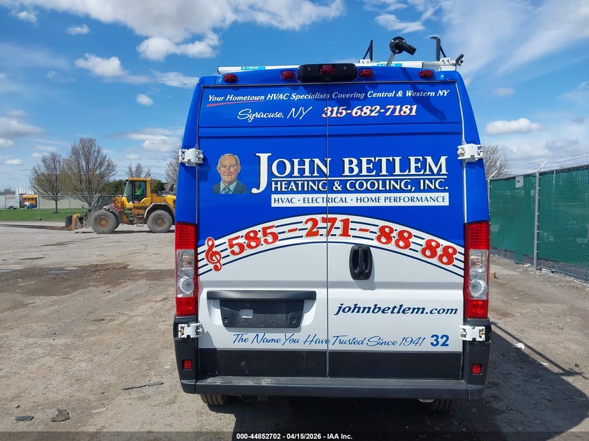 2023 Ram Promaster 2500 High Roof 159 Wb VIN: 3C6LRVDG0PE603644 Lot: 44852702