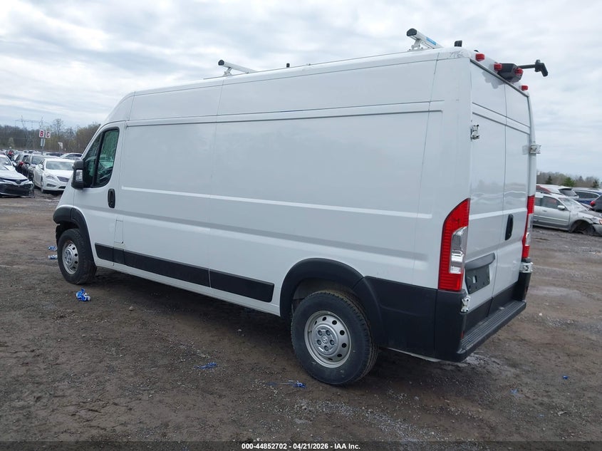 Vin: 3c6lrvdg0pe603644, lot: 45350010, ram promaster 2500 high roof 159 wb 20233