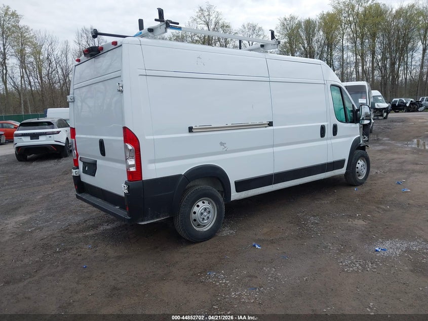 Vin: 3c6lrvdg0pe603644, lot: 45350010, ram promaster 2500 high roof 159 wb 20234