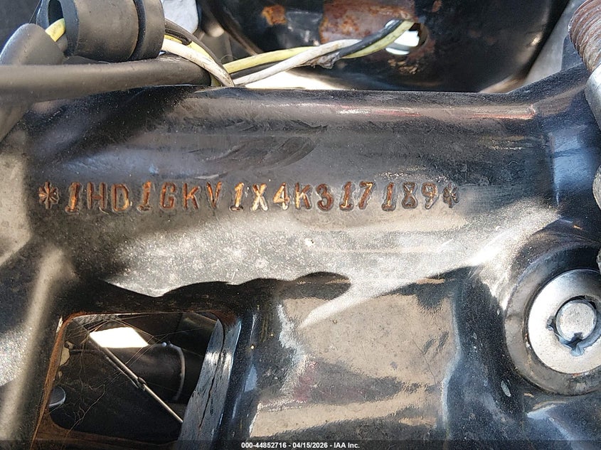 2004 Harley-Davidson Fxdp VIN: 1HD1GKV1X4K317189 Lot: 44852716