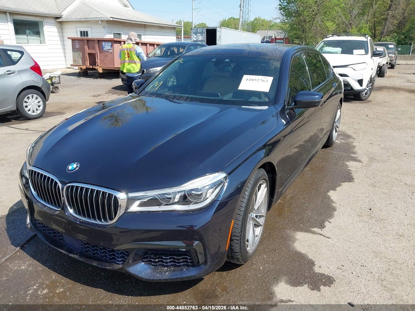 Vin: wba7f2c55gg416902, lot: 45350071, bmw 750i xdrive 20162