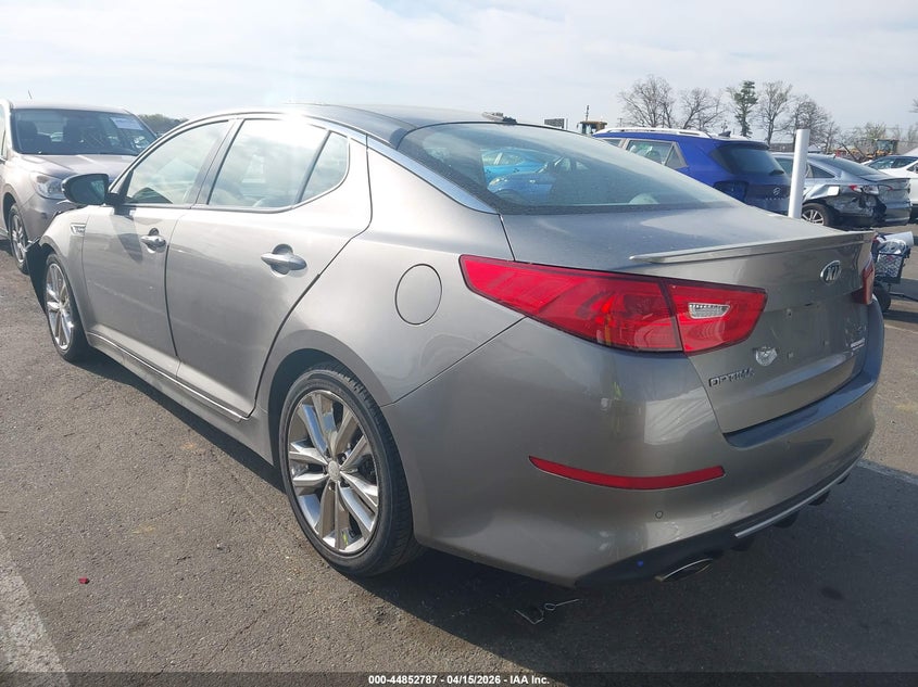 2015 Kia Optima 2.0 Sxl Turbo Grey Lot 111044852787 Vin 5XXGR4A60FG357961