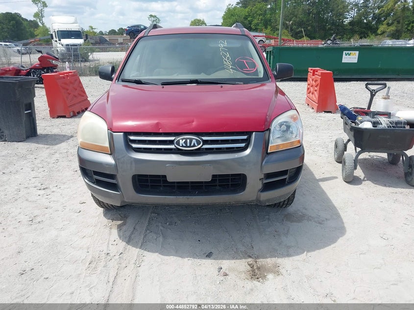 2007 Kia Sportage Lx VIN: KNDJF724877342907 Lot: 44852792