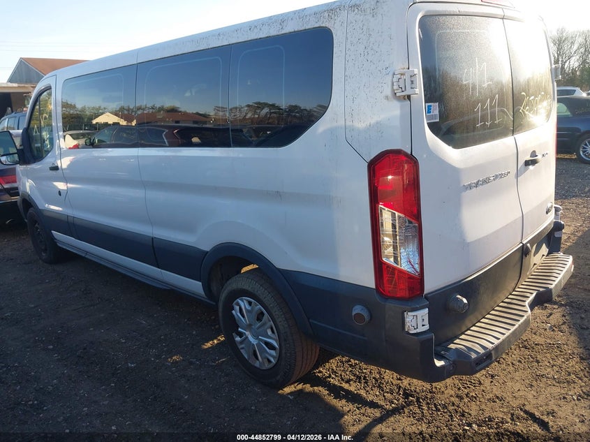 2018 Ford Transit 3.7 Xlt White Lot 111044852799 Vin 1FBZX2ZM3JKA43827