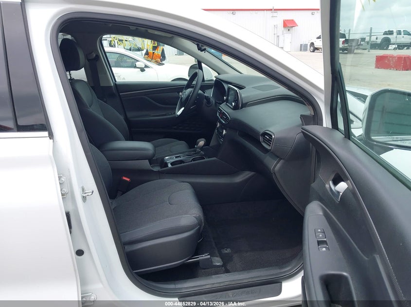 2019 Hyundai Santa fe 2.4 Sel white Lot 111044852829 Vin 5NMS33AD8KH028084