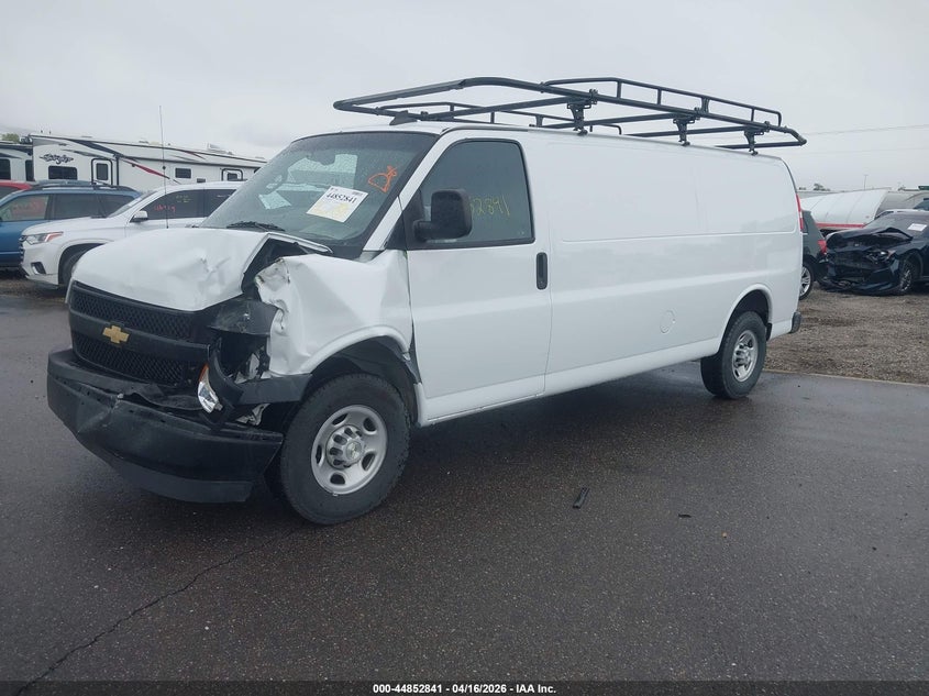 Vin: 1gcwgbfp3n1160719, lot: 45350149, chevrolet express cargo rwd 2500 extended wheelbase wt 20222