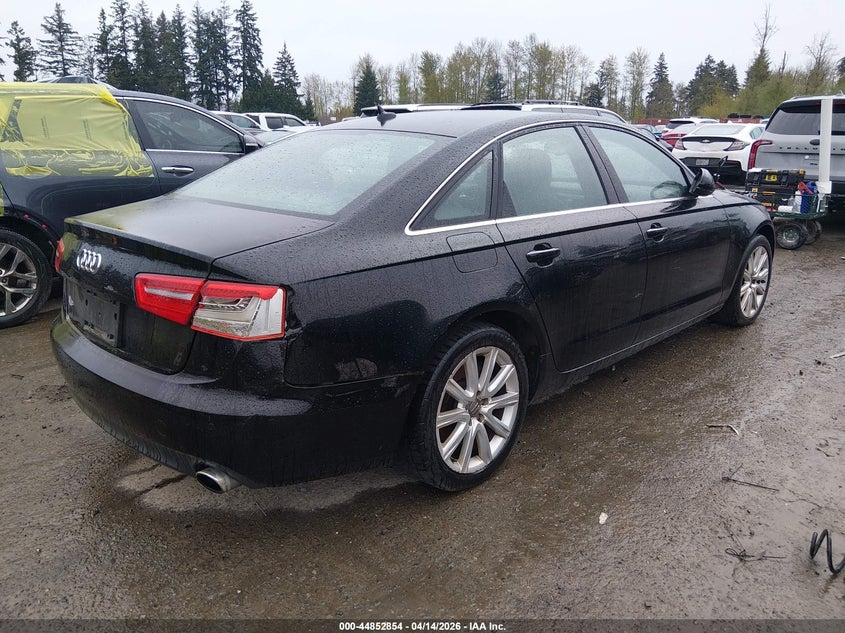 2014 Audi A6 2.0 2.0T Premium black Lot 111044852854 Vin WAUGFAFC6EN030681
