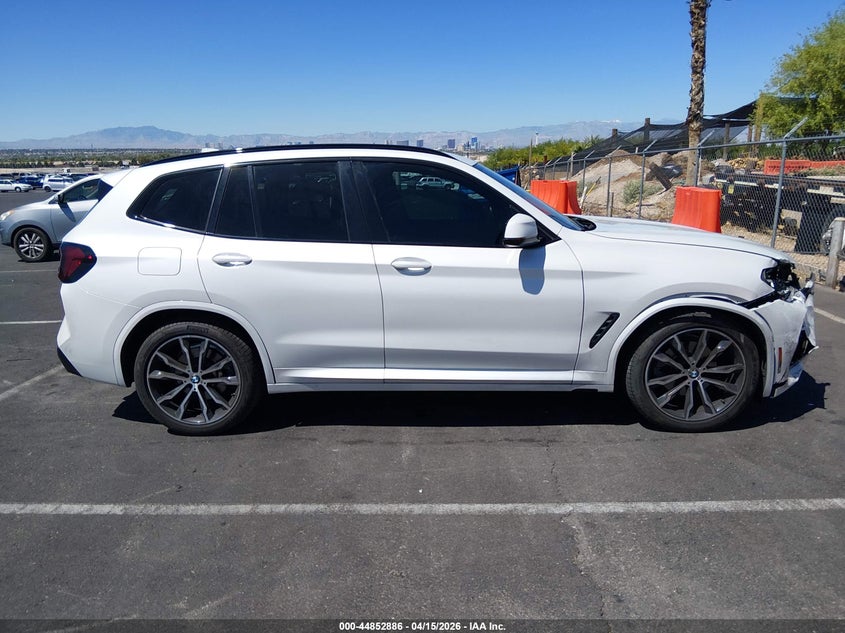 2023 BMW X3 Sdrive30I VIN: 5UX43DP01P9P33880 Lot: 44852886