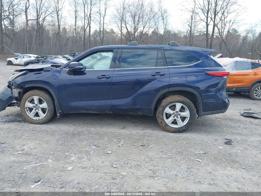 2021 Toyota Highlander Le VIN: 5TDBZRBH0MS555829 Lot: 44852945