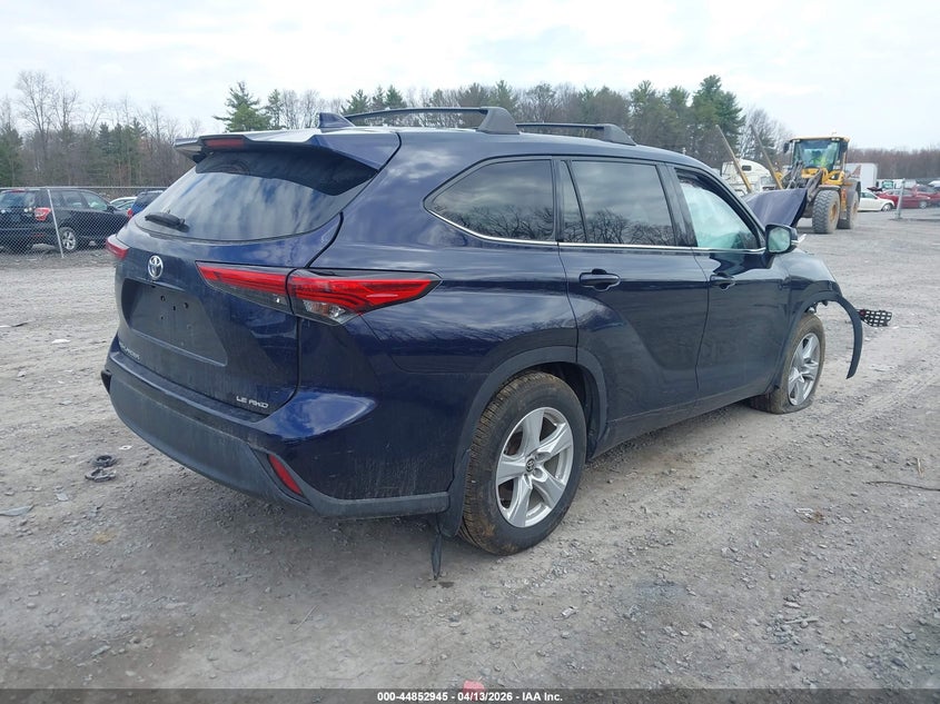 VIN 5TDBZRBH0MS555829 2021 TOYOTA HIGHLANDER LE