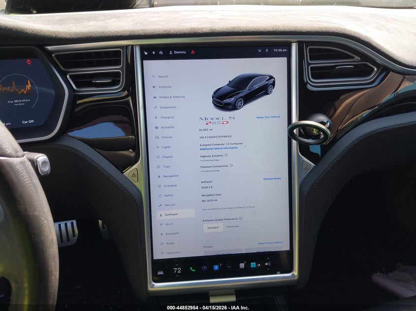 5YJSA1H27EFP69153 2014 Tesla Model s P85D black