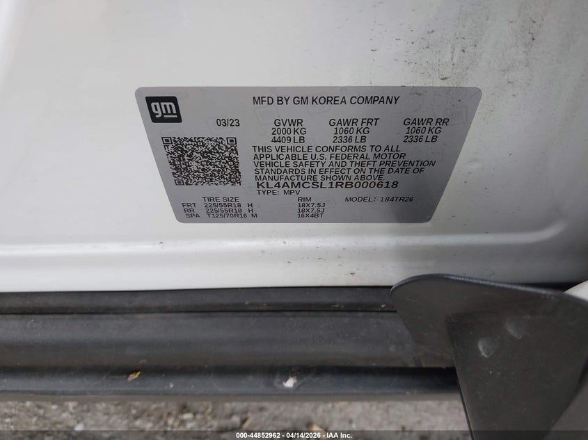 2024 Buick Encore Gx Preferred Awd VIN: KL4AMCSL1RB000618 Lot: 44852962