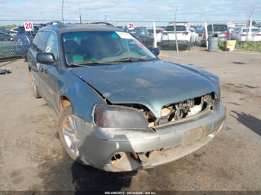 2001 Subaru Outback VIN: 4S3BH665016605786 Lot: 44853012
