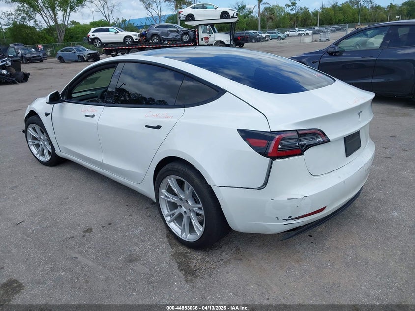 5YJ3E1EA9MF857866 2021 Tesla Model 3 Standard Range Plus Rear-Wheel Drive white