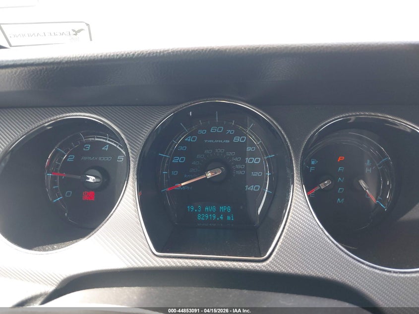 2010 Ford Taurus Sho VIN: 1FAHP2KT6AG105397 Lot: 44853091