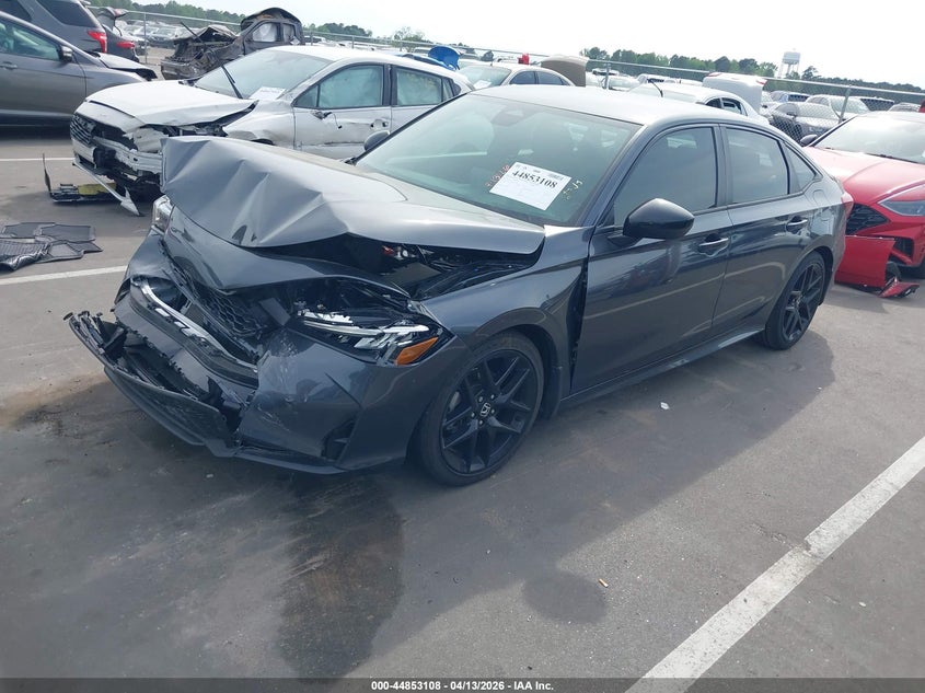 2026 Honda Civic 2.0 Sport grey Lot 111044853108 Vin 2HGFE2F51TH504326