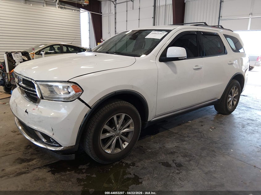 Vin: 1c4rdjdg2fc795603, lot: 45350515, dodge durango limited 20152