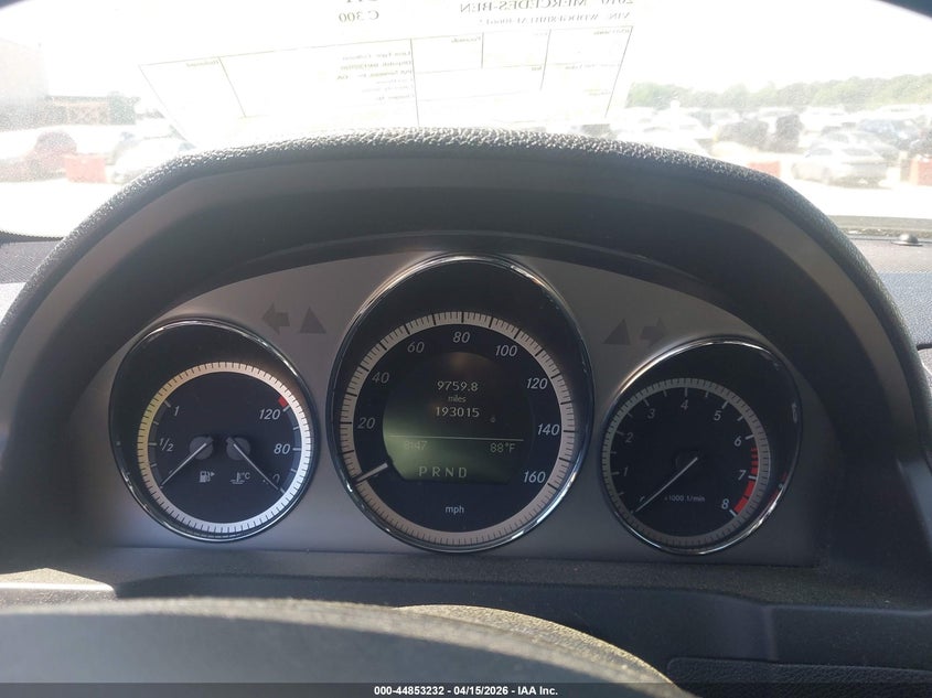 2010 MERCEDES-BENZ C 300 auction photo 7