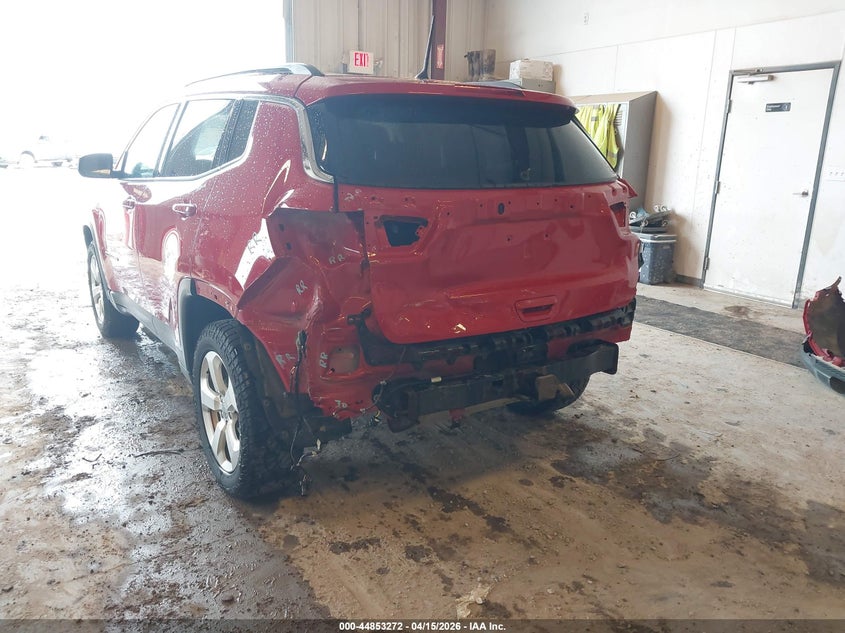 2017 Jeep 2.4 New Compass Latitude 4X4 red Lot 111044853272 Vin 3C4NJDBB8HT651786