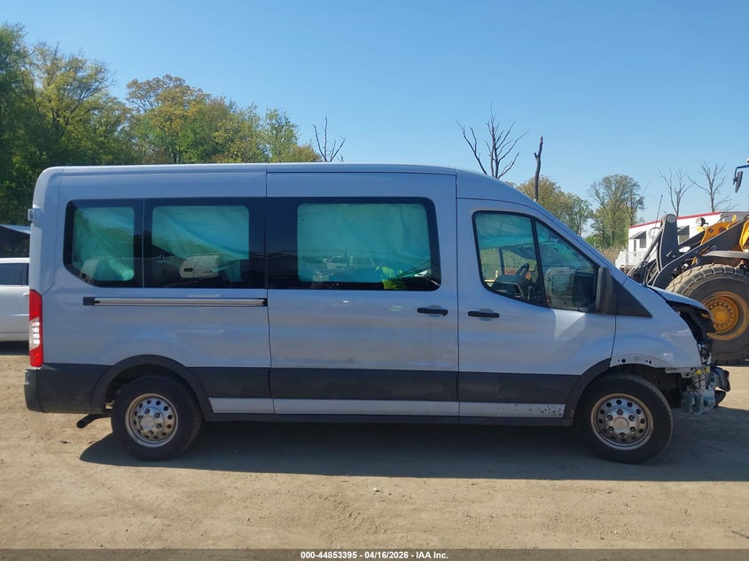 2023 Ford Transit 3.5 -350 Passenger Van Xl blue Lot 111044853395 Vin 1FBAX9CG7PKC11471