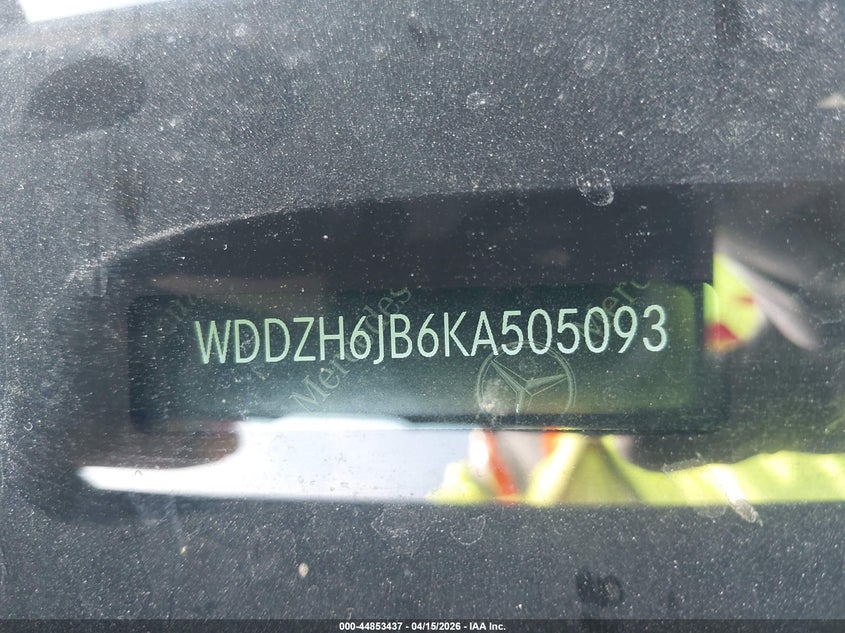 2019 Mercedes-Benz E 450 4Matic VIN: WDDZH6JB6KA505093 Lot: 44853437