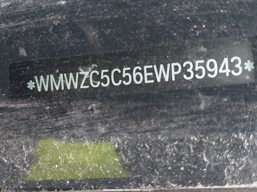 2014 Mini Countryman Cooper S VIN: WMWZC5C56EWP35943 Lot: 44853455