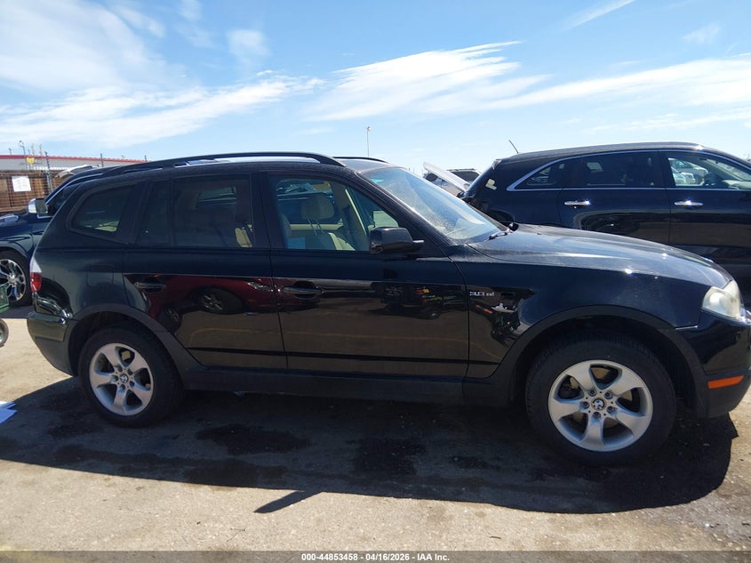 2008 BMW X3 3.0Si VIN: WBXPC934X8WJ11675 Lot: 44853458