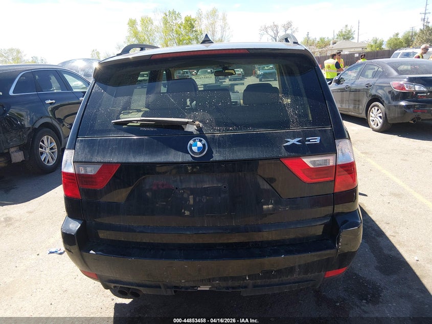 2008 BMW X3 3.0Si VIN: WBXPC934X8WJ11675 Lot: 44853458