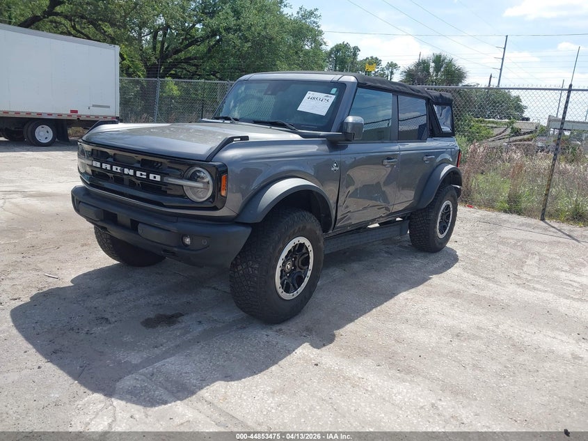 1FMEE5DPXNLB17064 2022 Ford Bronco 2.7 Outer Banks grey