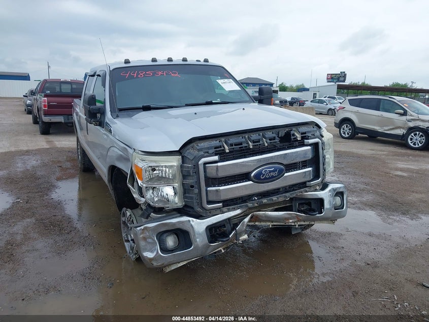 2013 Ford F250 6.7 F-250 Xlt silver Lot 111044853492 Vin 1FT7W2BT1DEA89666