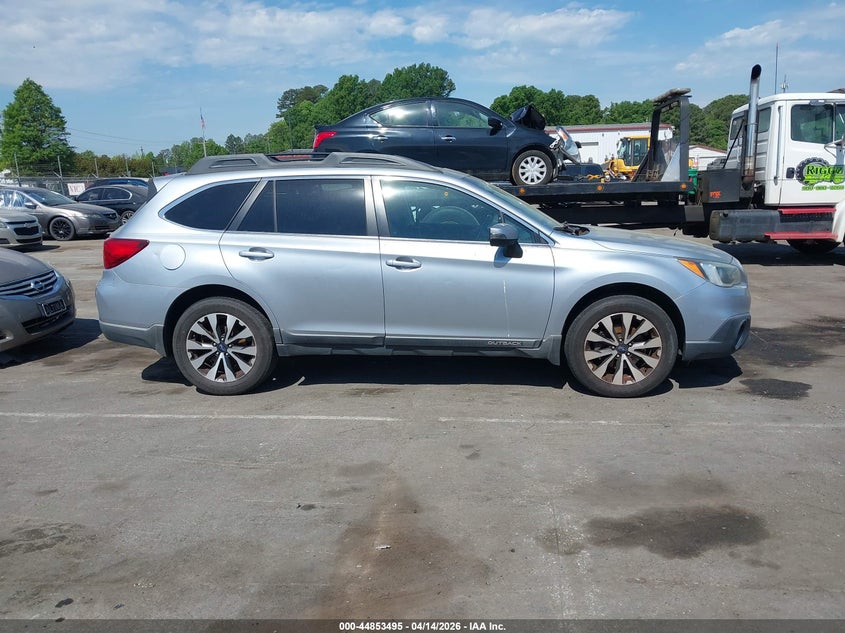 2015 Subaru Outback 2.5I Limited VIN: 4S4BSBNC9F3301936 Lot: 44853495