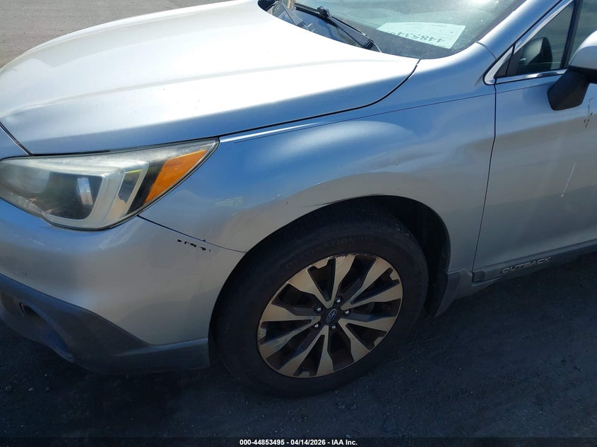 2015 Subaru Outback 2.5I Limited VIN: 4S4BSBNC9F3301936 Lot: 44853495