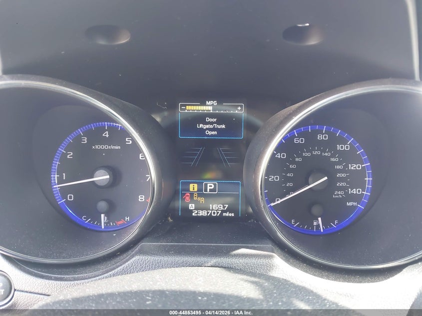 2015 Subaru Outback 2.5I Limited VIN: 4S4BSBNC9F3301936 Lot: 44853495