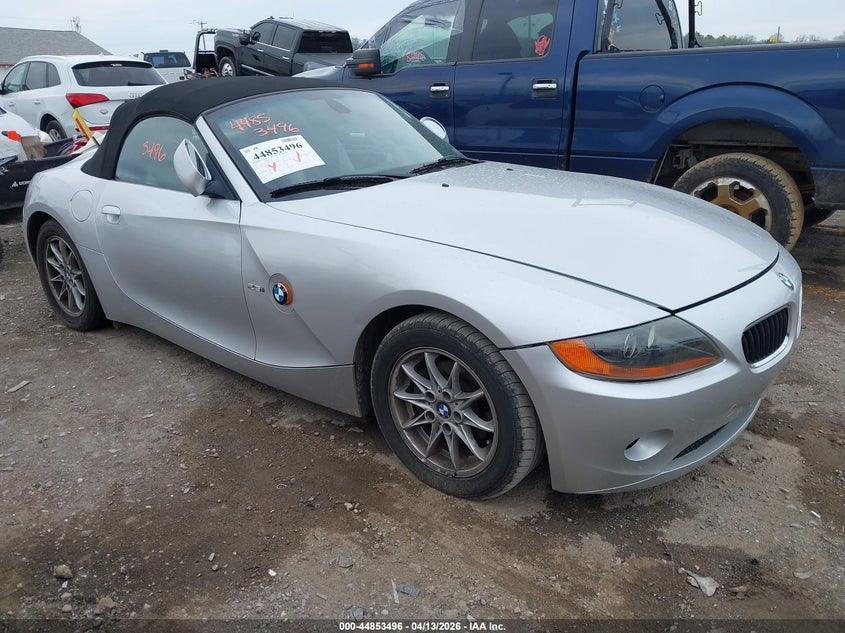 4USBT33534LR69122 2004 BMW Z4 2.5I auction photo 1