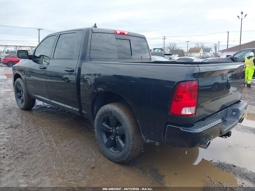 2018 Ram 1500 5.7 Ram Big Horn 4X4 5'7 Box black Lot 111044853547 Vin 1C6RR7LT2JS338556