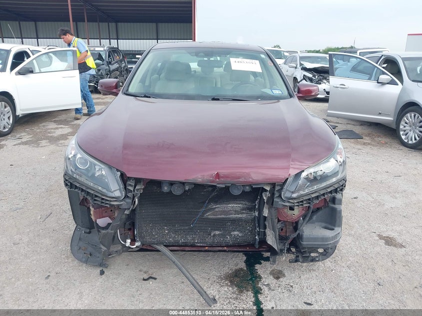 2014 Honda Accord Ex-L V-6 VIN: 1HGCR3F81EA035537 Lot: 44853593
