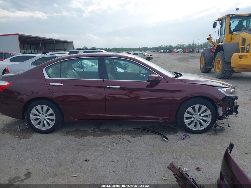 2014 Honda Accord Ex-L V-6 VIN: 1HGCR3F81EA035537 Lot: 44853593