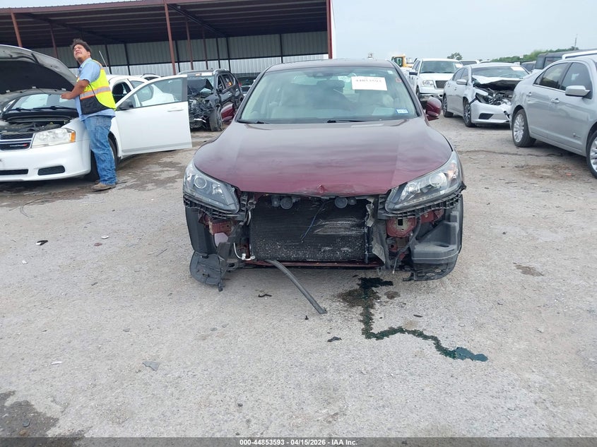 2014 Honda Accord Ex-L V-6 VIN: 1HGCR3F81EA035537 Lot: 44853593