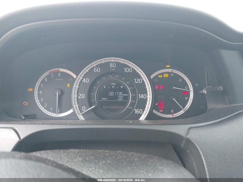 2014 Honda Accord Ex-L V-6 VIN: 1HGCR3F81EA035537 Lot: 44853593