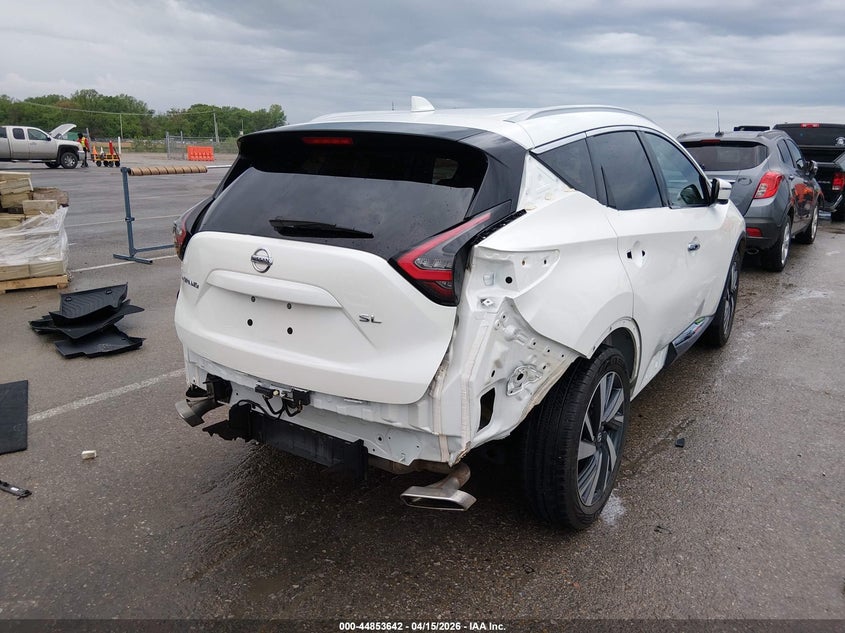 2022 Nissan Murano Sl Fwd VIN: 5N1AZ2CJ0NC109800 Lot: 44853642